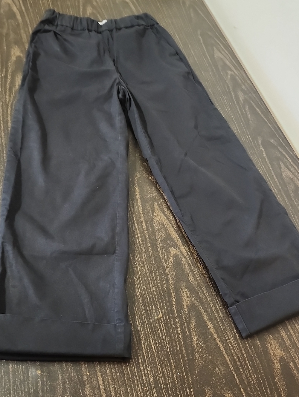 EVERLANE Black Pull On Organic Cotton Pants Size 4